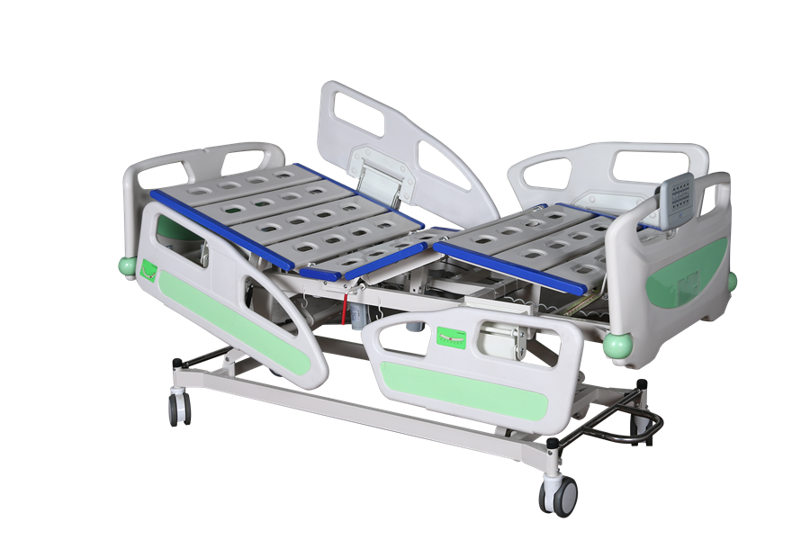 Five-function electric nursing bed